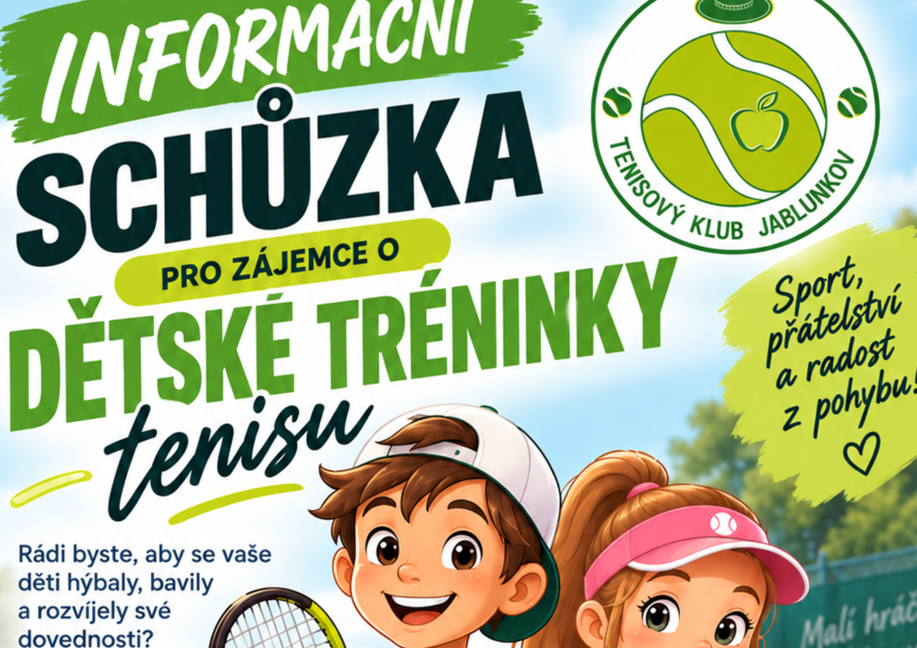 NEPŘEHLÉDNĚTE - info schůzka
