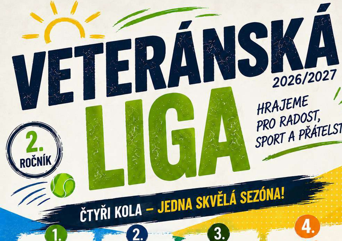 Veterán liga 2026 je tady - budete při tom?